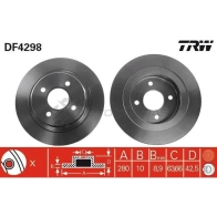 Тормозной диск TRW df4298 VZTB B 3322937369799 1524112