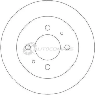 Тормозной диск TRW df4319 II PV2 3322937400317 1524130 - Изображение 2