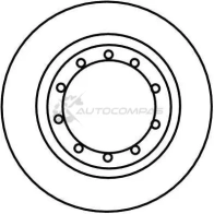 Тормозной диск TRW df4329 3322937400492 Q5LA SC 1524135 - Изображение 2