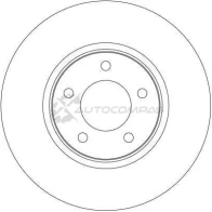 Тормозной диск TRW CBKXD BR 3322937402557 1524150 df4346 - Изображение 2