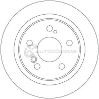 Тормозной диск TRW 1524158 df4355 R3RD J7V 3322937402663 - Изображение 2