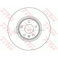 Тормозной диск TRW 1524161 D2 MXF 3322937402496 df4358 - Изображение 2