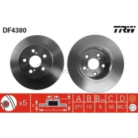Тормозной диск TRW 1524178 df4380 3322937402311 E LFJ5 - Изображение 1
