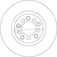 Тормозной диск TRW 3322937402328 1524183 df4385 B 5F4EUE - Изображение 2