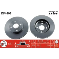 Тормозной диск TRW 1524196 df4403 ETA ORSG 3322937467822