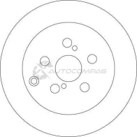 Тормозной диск TRW 1524209 3322937473748 df4417 N L6TXR - Изображение 2