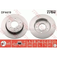 Тормозной диск TRW 1524210 3322937474202 7 4QLX03 df4419