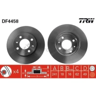 Тормозной диск TRW df4458 3322937473458 RN9 BKL 1524244