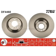 Тормозной диск TRW 1524246 df4460 3322937473441 XV RNUQC