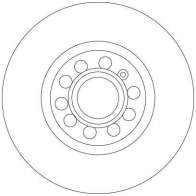 Тормозной диск TRW DF4464 O0M6K Y0 3322937474301 6195164 - Изображение 2