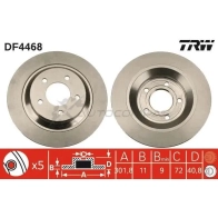 Тормозной диск TRW QS FM1 df4468 1524253 3322937474370