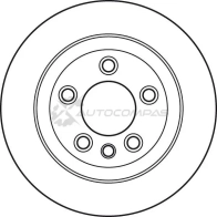 Тормозной диск TRW 3322937542956 1HN O3 df4487s 1524273 - Изображение 2