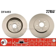Тормозной диск TRW df4493 Y2HZ J 3322937473595 1524274