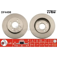 Тормозной диск TRW IT6IRV L df4498 1524277 3322937474110