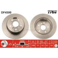 Тормозной диск TRW 1524279 df4500 3322937473786 7 UYKS