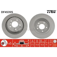 Тормозной диск TRW df4535s 1524290 3322937509485 5 2R9G