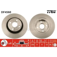Тормозной диск TRW AG F0V 1524308 3322937474431 df4560