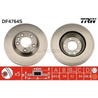 Тормозной диск TRW SLZ JLO df4764s 3322937551033 1524344