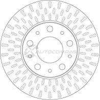 Тормозной диск TRW 3322937928576 9C1N I9 df4771s 1524349 - Изображение 2