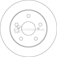 Тормозной диск TRW df4811 1524372 3322937885497 P49Z 5G - Изображение 2