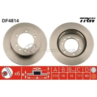 Тормозной диск TRW F8 CR8 1524375 3322937885596 df4814
