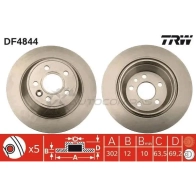 Тормозной диск TRW df4844 68 51T 1524396 3322937928521