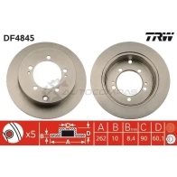 Тормозной диск TRW df4845 1524397 A N7SB 3322937928538