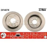 Тормозной диск TRW 1524421 02 PYB 3322937950553 df4878