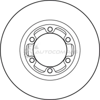 Тормозной диск TRW df4897 Z8E9 RE 1524431 3322937950744 - Изображение 2