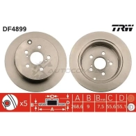 Тормозной диск TRW OOL XI4K 3322937950768 1524433 df4899