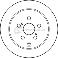 Тормозной диск TRW OOL XI4K 3322937950768 1524433 df4899 - Изображение 2