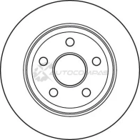 Тормозной диск TRW 1524443 KP46FK 1 3322937953332 df4914s - Изображение 2