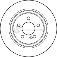 Тормозной диск TRW df4915 X FI83BO 1524444 3322937950911 - Изображение 2