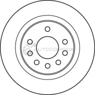 Тормозной диск TRW 3322937951147 1524462 HXL32 U df4938 - Изображение 2