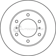 Тормозной диск TRW df4942 BOSS MI 3322937951185 1524464 - Изображение 2