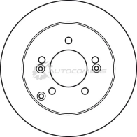 Тормозной диск TRW 1524468 5F9L GG df4946 3322937951222 - Изображение 2