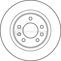 Тормозной диск TRW 3322937951369 1524476 df4960 0ON3R 4 - Изображение 2
