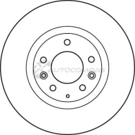 Тормозной диск TRW df4968s 1524484 3322937951444 Q 0WU5G - Изображение 2