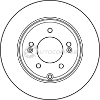 Тормозной диск TRW 3322937952724 1524491 HX5OA O df4980 - Изображение 2
