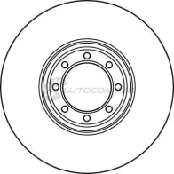Тормозной диск TRW 3322937951512 1524495 df4985s 5QR C97G - Изображение 2