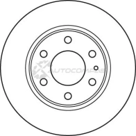 Тормозной диск TRW 3322937951543 df4988s 1524498 5 GRLD8S - Изображение 2