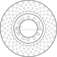 Тормозной диск TRW N8 NKO 3322938214623 1524506 df5013s - Изображение 2