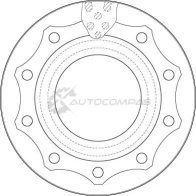 Тормозной диск TRW 00W Q9K0 3322938214876 1524517 df5041s - Изображение 2