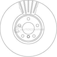Тормозной диск TRW 1524529 3322937967360 ZK6T4A 7 df6001s - Изображение 2