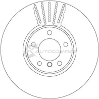 Тормозной диск TRW df6003s 3322937967377 9NG LE9 1524530 - Изображение 2