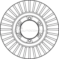Тормозной диск TRW 48F P4A0 df6022 1524545 3322937967568 - Изображение 2