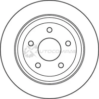 Тормозной диск TRW 1524551 XBG FXH df6029 3322938021863 - Изображение 2