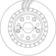 Тормозной диск TRW G TQUIE 3322938160814 df6039s 1524557 - Изображение 2