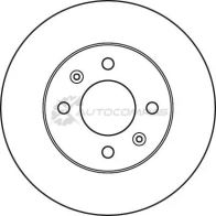 Тормозной диск TRW 1524558 df6040 PP VIZ 3322938021870 - Изображение 2