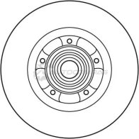 Тормозной диск TRW NYQA S1Z 3322937975402 df6044bs 1524562 - Изображение 2
